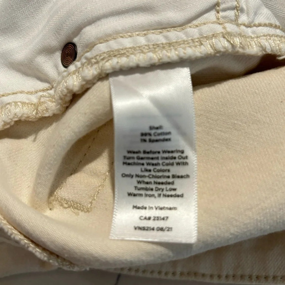 TALBOTS Sz 12P Modern Ankle Classic 5 Pockets Slim Leg Ankle Length Denim Jeans - Picture 9 of 10